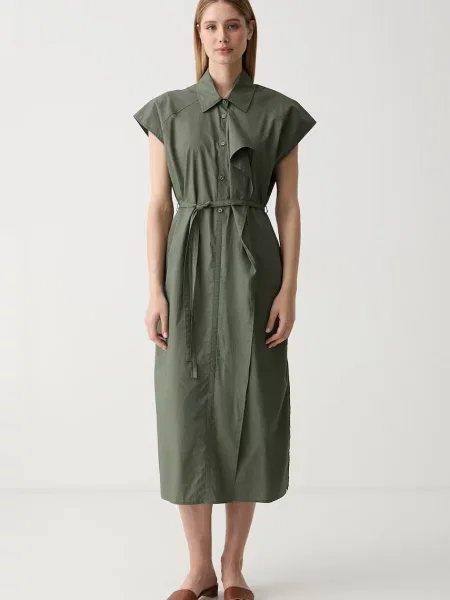 United Colors of Benetton rochie din verde