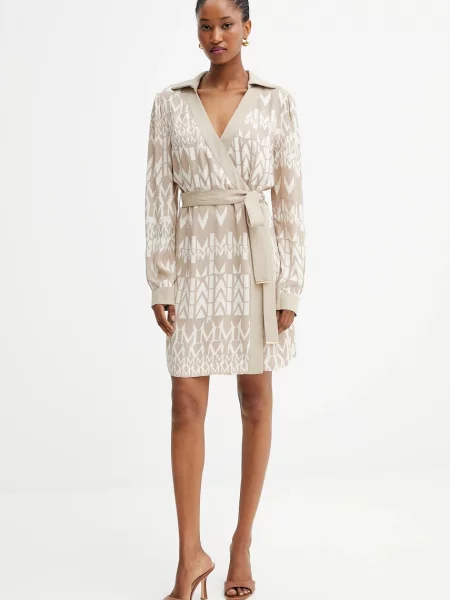 Сукня Marciano Guess BRITNEY mini пряма бежевий