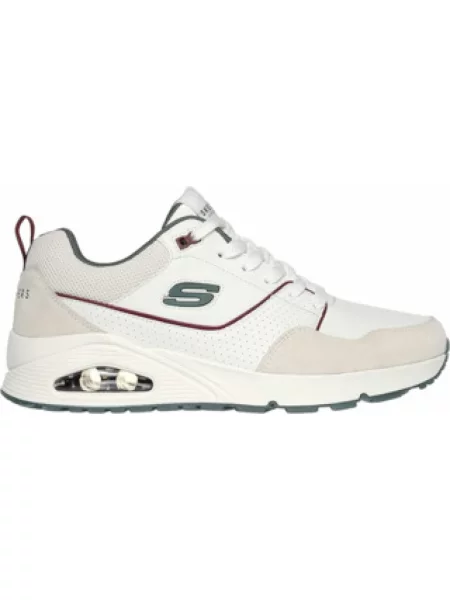 Sneakersy Skechers skórzane retro białe