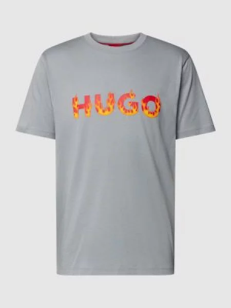 T-shirt z nadrukiem z logo model ‘Danda’ Hugo