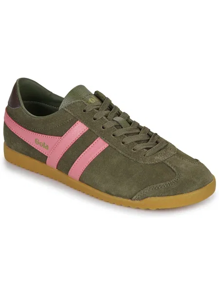 Pantofi Gola din piele de căprioară kaki