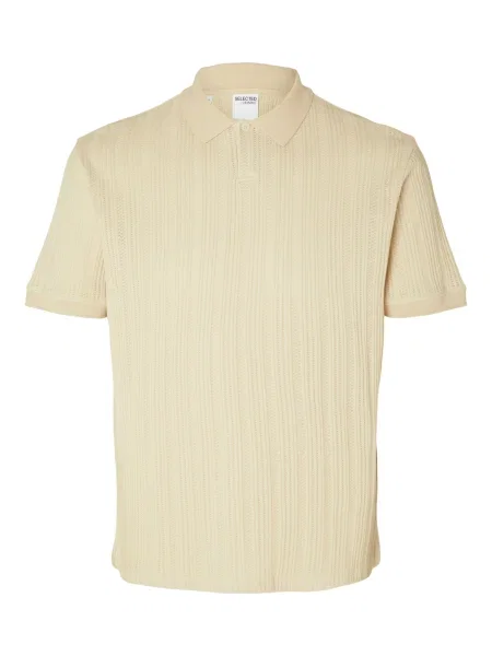 SELECTED HOMME Tricou JADEN deschis bej