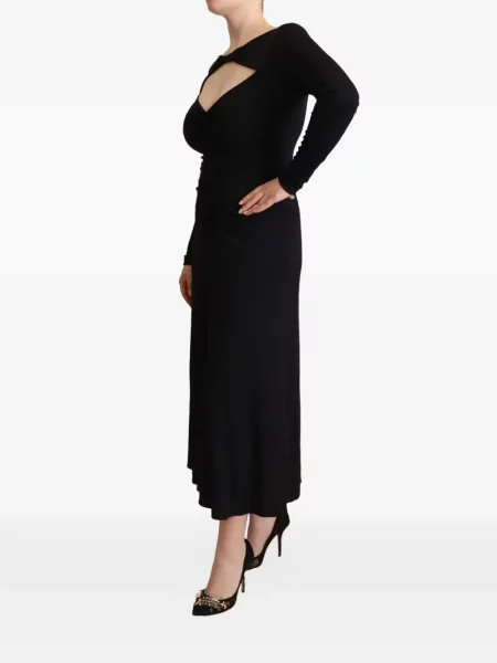 Rochie Pinko cu volane negru