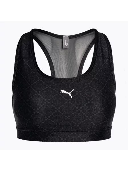 PUMA Mid Impact Graphic PM фитнес сутиен puma black/concept q4 aop черно