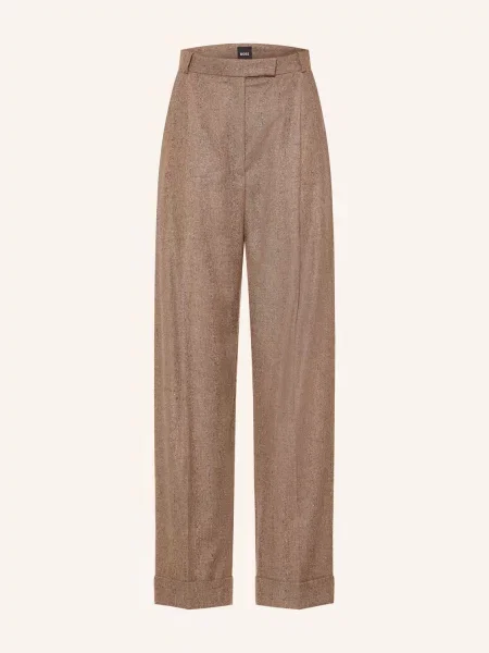 Boss Spodnie Tornara beige beżowe