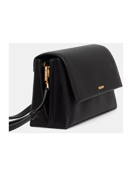 DKNY torebka crossbody skórzana ALYA czarna