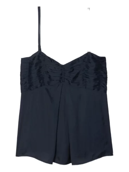 Top Zadig&voltaire din satin albastru