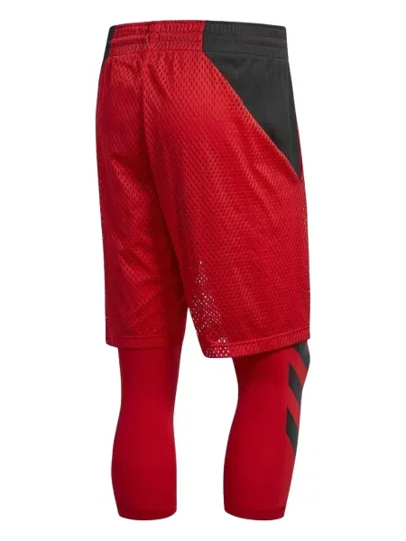 Kalhoty Adidas se síťovinou s autogramem bílé