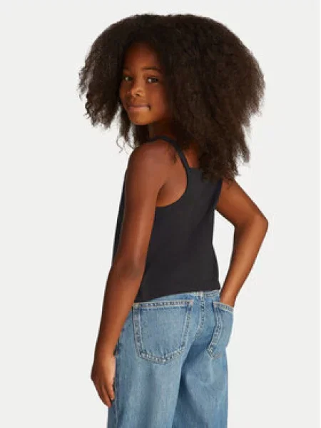 Calvin Klein Jeans Marškinėliai Punto Slim Fit juoda