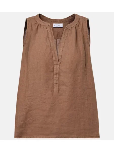 Top Velvet de in maro