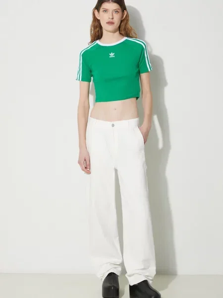 Carhartt WIP spodnie Pierce Pant Straight proste high waist beżowy