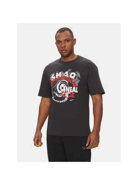 Reebok Majica Regular Fit črna