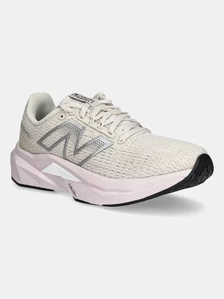 Lenvászon tornacipő New Balance bézs
