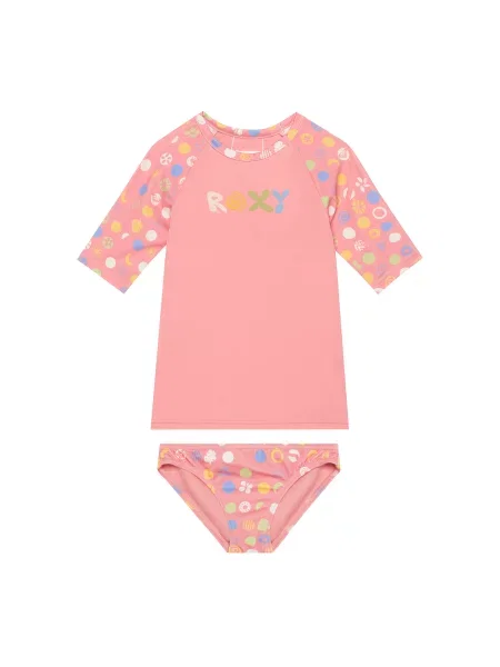Roxy Komplet majice i kupaćih gaćica Roxy Dot ružičasta