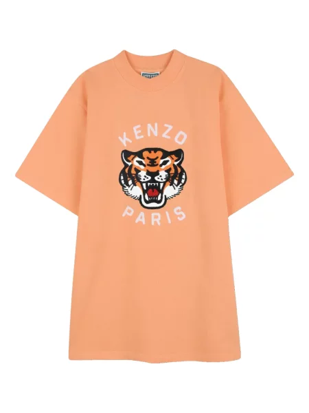 Sukienka dziecięca Kenzo pomarańczowa