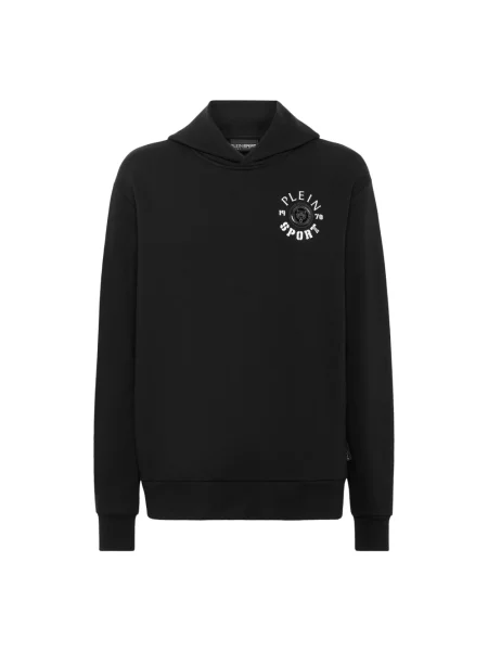 Bluza z kapturem Plein Sport z kapturem czarna