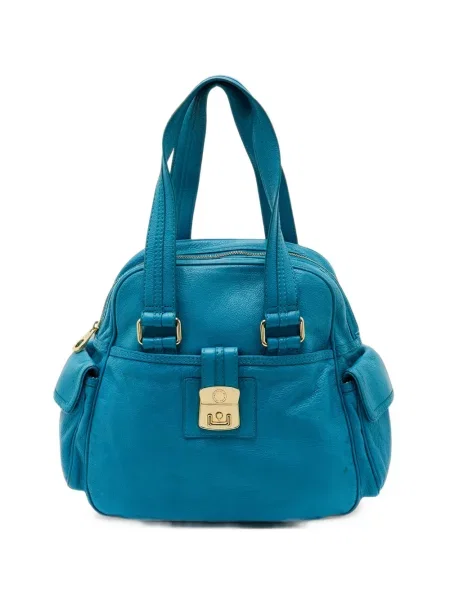 Geantă shopper Marc By Marc Jacobs din piele albastru
