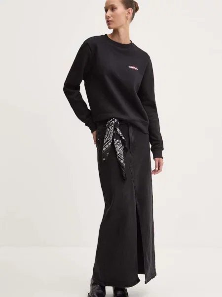 Guess Jeans Μπλούζα μαύρο