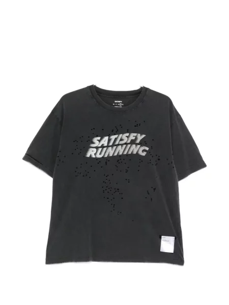 Tricou Satisfy zdrențuiți negru