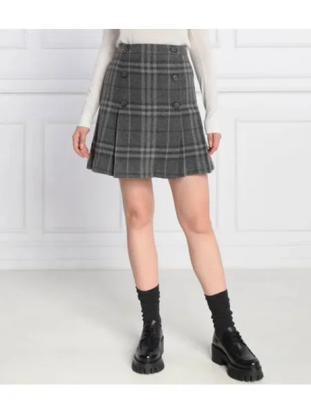 LAUREN RALPH LAUREN De lână fustă KATHTINA gri