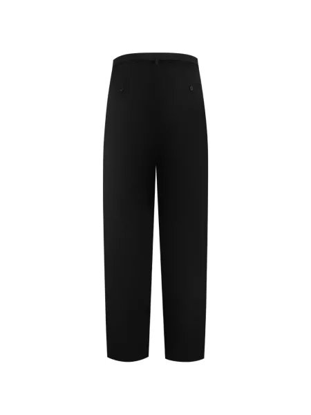 Cu centură pantaloni Sacai negru