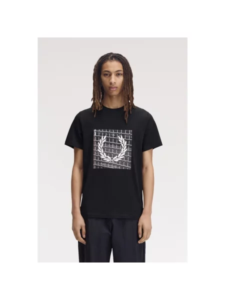 Tričko Fred Perry čierna