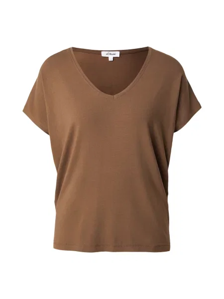 S.Oliver Tricou închis maro
