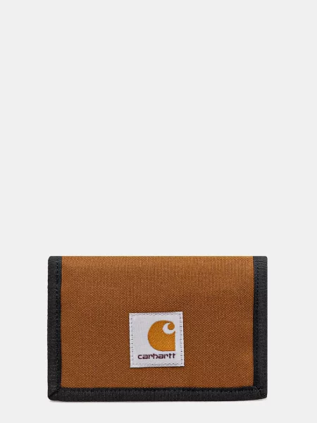 Carhartt WIP portofel Alec Wallet maro alb
