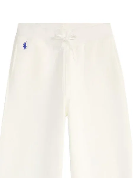 Polo Ralph Lauren Melegítő alsó Wide Leg fehér