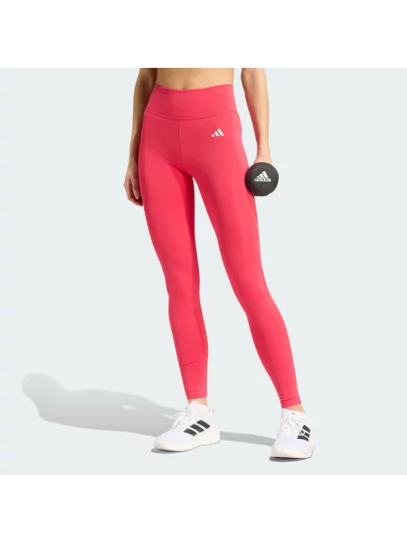 Dlouhé legíny Optimé Essentials Stash Pocket růžové