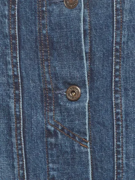 Fustă din denim Weekend Max Mara albastru