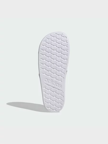Синтетический шлепанцы Adidas белые