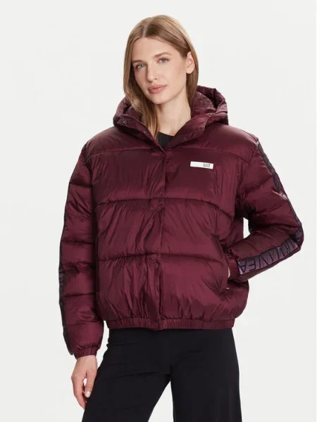 Emporio Armani Geacă de iarnă Vișiniu bordo