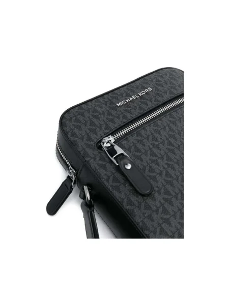 Michael Kors Geantă de umăr gri deschis negru