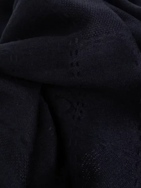 Jacquard šal Ferragamo na rese plava