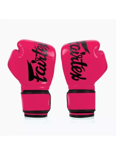 Rękawice boskerskie Fairtex Microfiber pink/black czarne