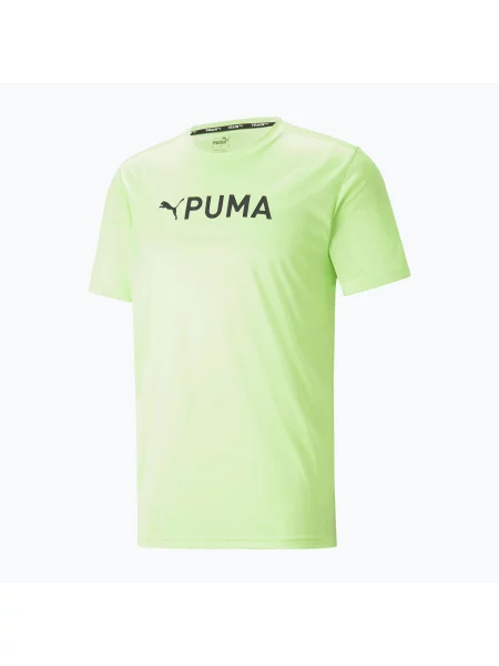 Tréninkové tričko PUMA Fit Logo Cf Graphic green 34 zelené