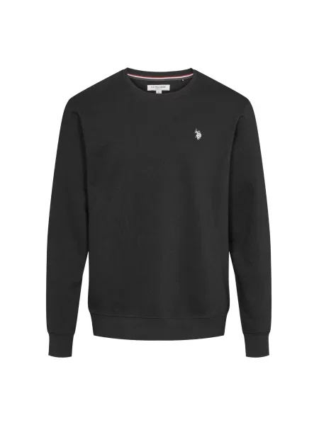 U.S. POLO ASSN. Pulover UMTais negru alb