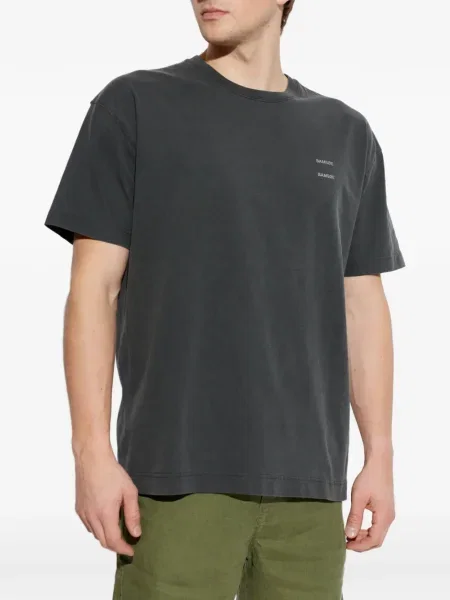 Tricou Samsøe Samsøe cu autograf gri