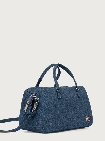 Tommy Jeans crossbody torbica jeans modra