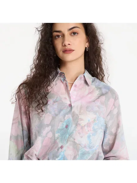 Bluzka Desigual w kwiatki czerwona