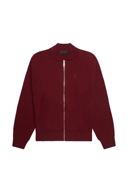 Cardigan Place Of ëlms cu broderie roșu