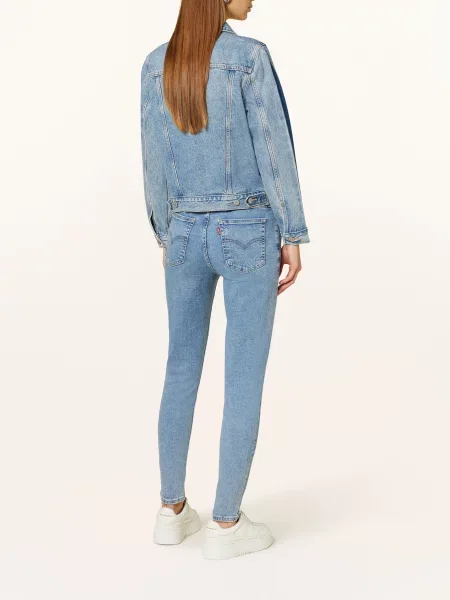 Levi's® Skinny Džíny High Rise Skinny 01 light indigo worn in