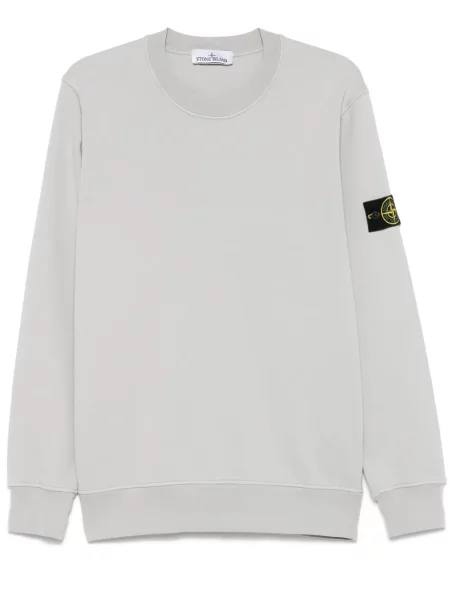 Hanorac Stone Island cu strasuri gri