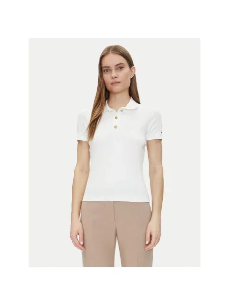 Polo majica Tommy Hilfiger bela
