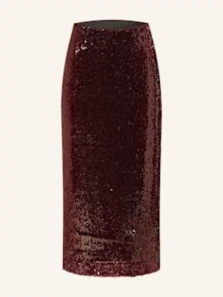 Y.A.S. Spódnica Z Cekinami rot