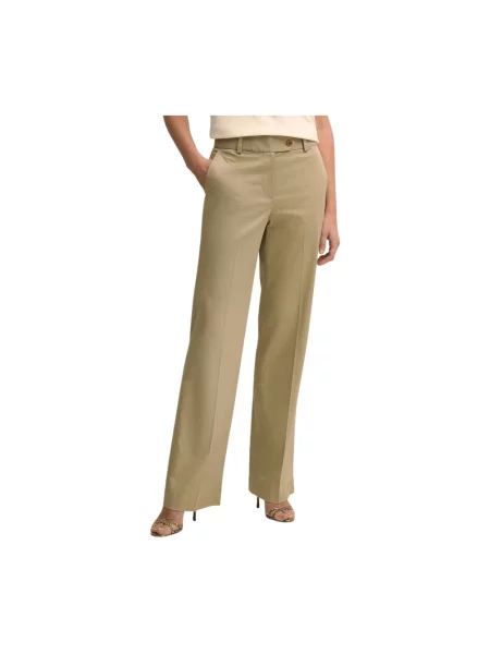 Szerokie сhinosy Brooks Brothers beżowe