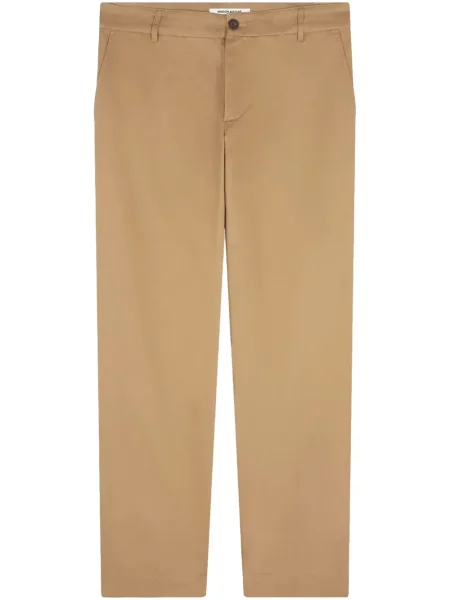 Kalhoty Maison Kitsuné hnědé