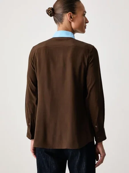 Шелковая рубашка Weekend Max Mara