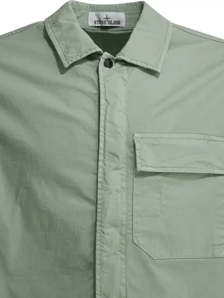 Πουκάμισο Stone Island πέτρες τσέπες patch πράσινο